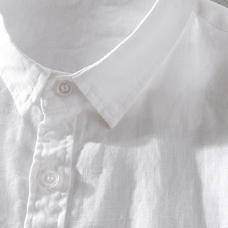 Premium Short Sleeve Linen Shirt for Men