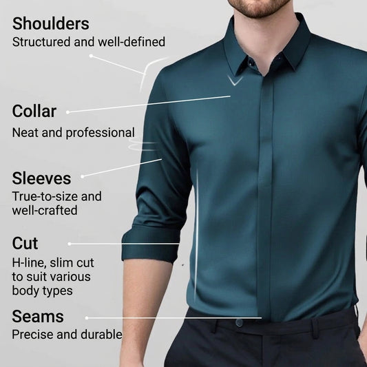 MEN’S STRETCH SHIRT – WRINKLE-FREE & COMFORTABLE