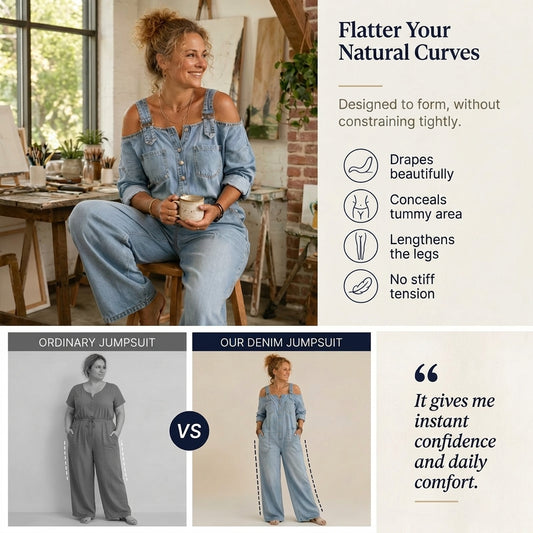 WIDE-LEG JUMPSUIT WITH POCKETS