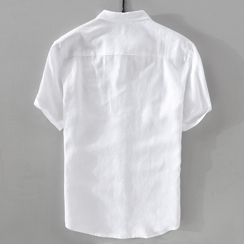 Premium Short Sleeve Linen Shirt for Men