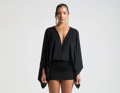 Loose Fit V-Neck Dress