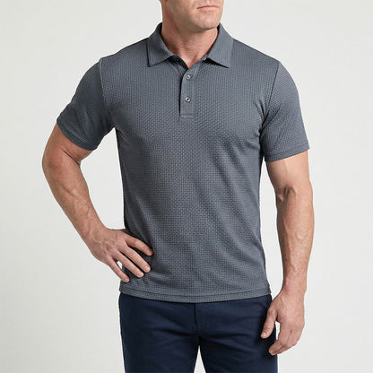 VALISSEN Textured Waffle Polo