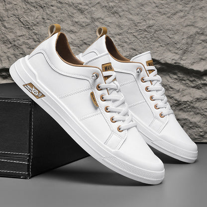 HARRINGTON LEATHER TRAINERS