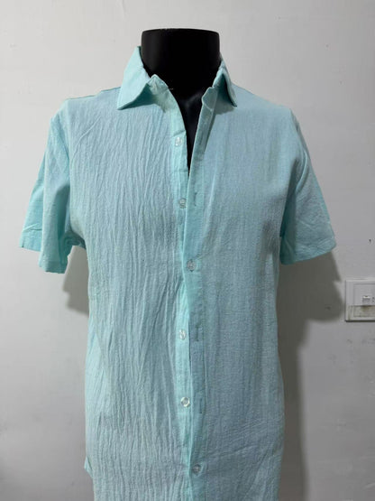 Premium Short Sleeve Linen Shirt for Men