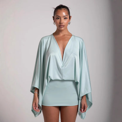 Loose Fit V-Neck Dress