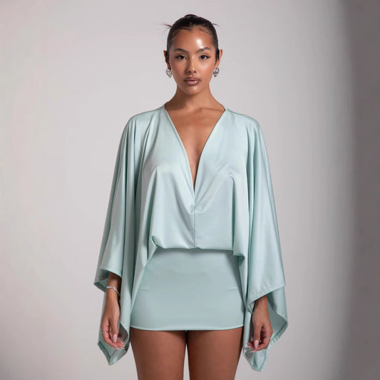 Loose Fit V-Neck Dress