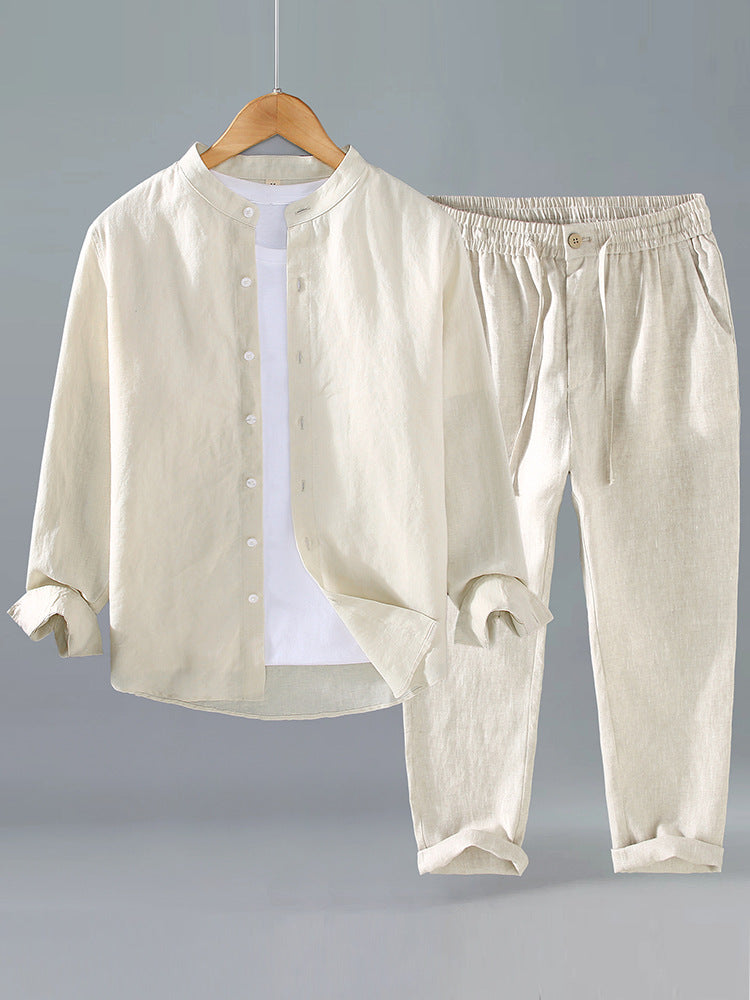 Effortless Comfort: The Slim-Fit Linen Set
