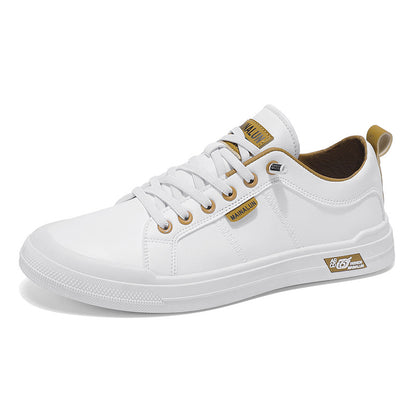 HARRINGTON LEATHER TRAINERS