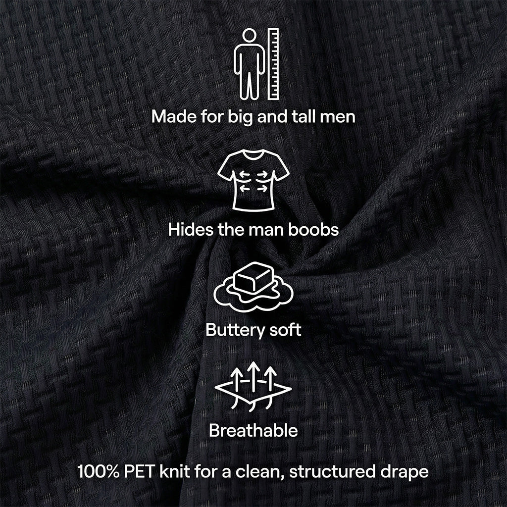 VALISSEN Textured Waffle Polo
