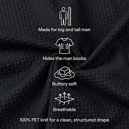 VALISSEN Textured Waffle Polo