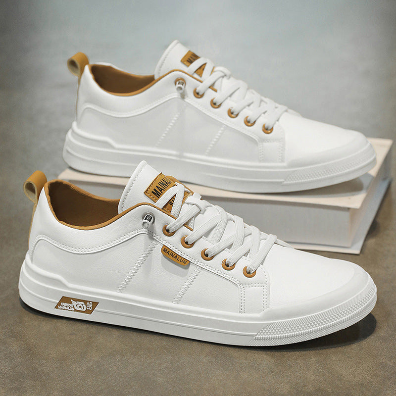 HARRINGTON LEATHER TRAINERS