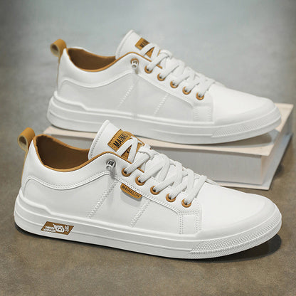 HARRINGTON LEATHER TRAINERS