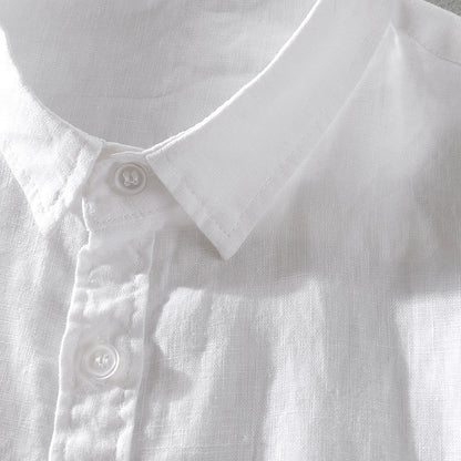 Premium Short Sleeve Linen Shirt for Men