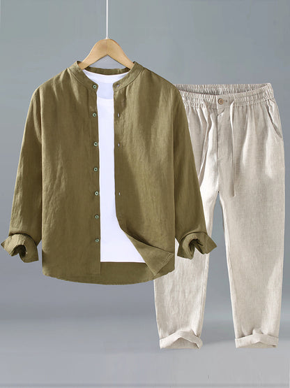 Effortless Comfort: The Slim-Fit Linen Set