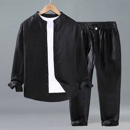 Effortless Comfort: The Slim-Fit Linen Set