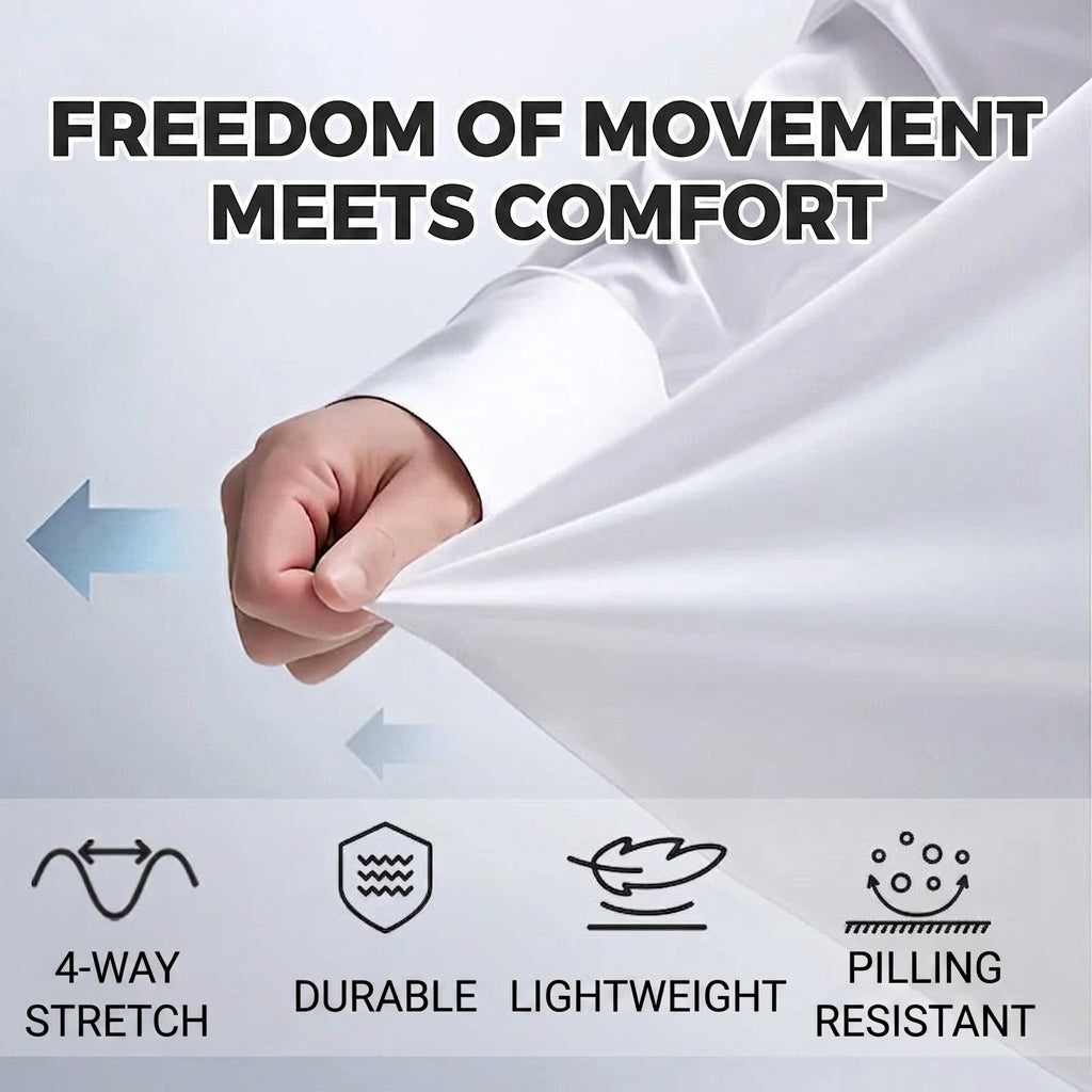 MEN’S STRETCH SHIRT – WRINKLE-FREE & COMFORTABLE
