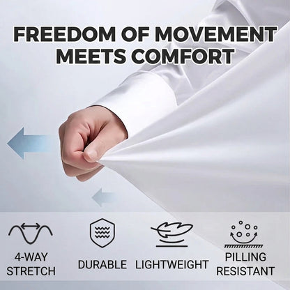 MEN’S STRETCH SHIRT – WRINKLE-FREE & COMFORTABLE