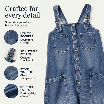 WIDE-LEG JUMPSUIT WITH POCKETS