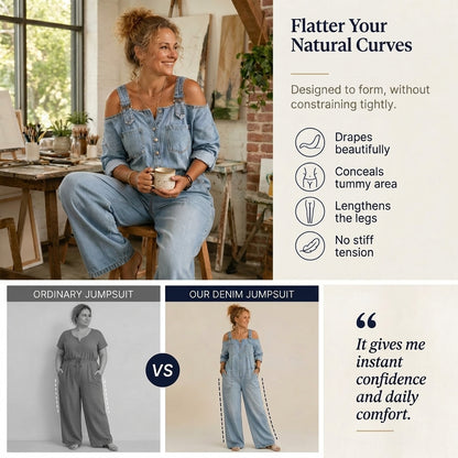 WIDE-LEG JUMPSUIT WITH POCKETS