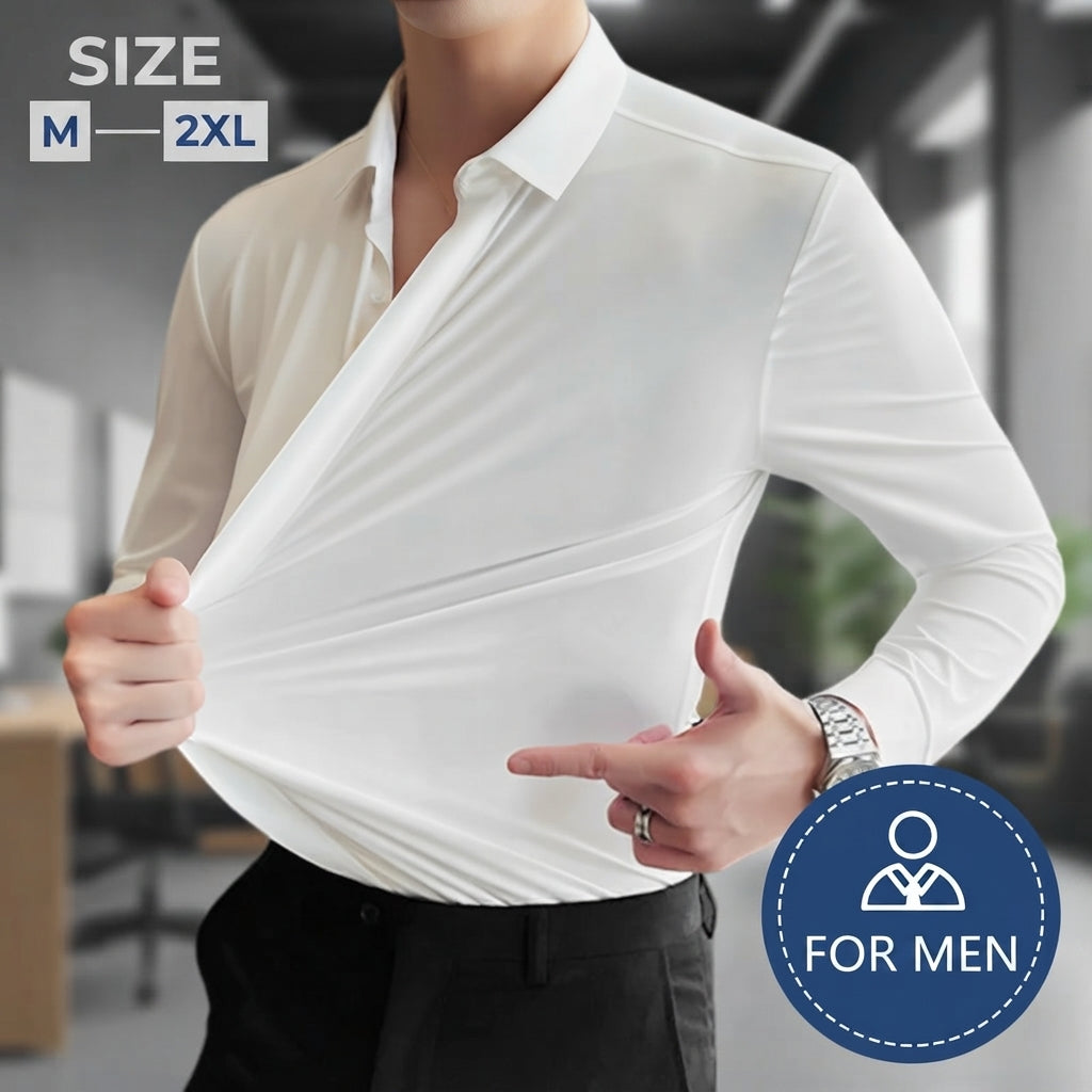 MEN’S STRETCH SHIRT – WRINKLE-FREE & COMFORTABLE