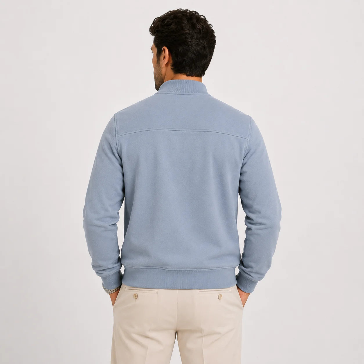 MEN'S SUEDE BOMBER JACKET
