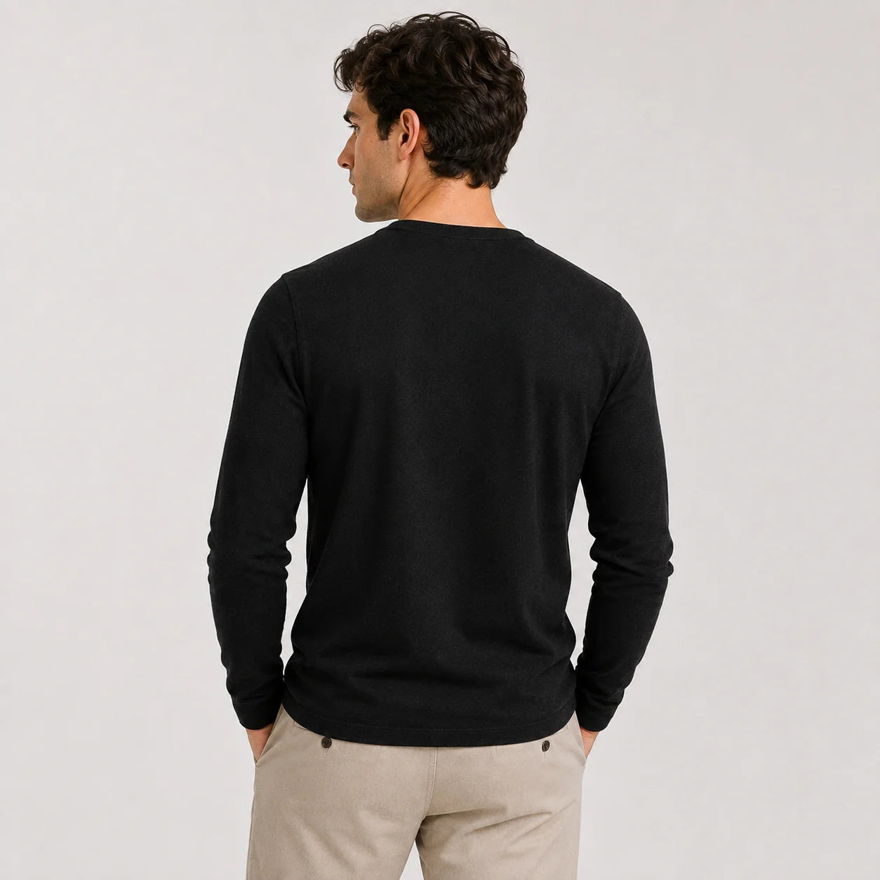 MEN'S LIGHTWEIGHT COTTON SWEATER