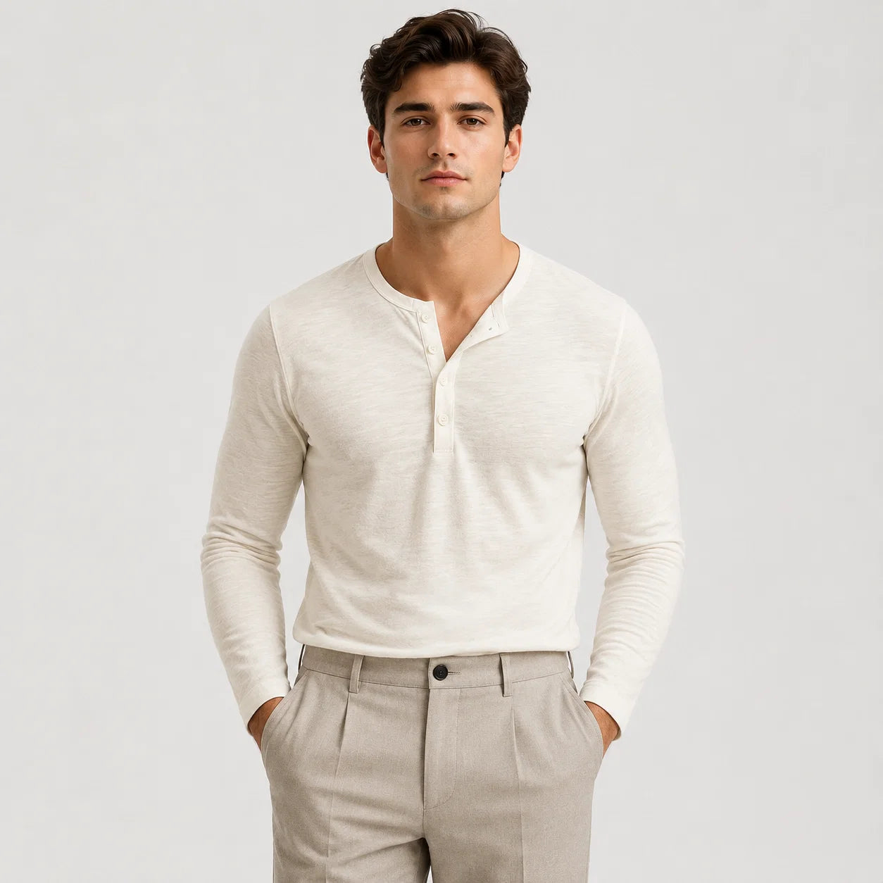 MEN'S LIGHTWEIGHT COTTON SWEATER