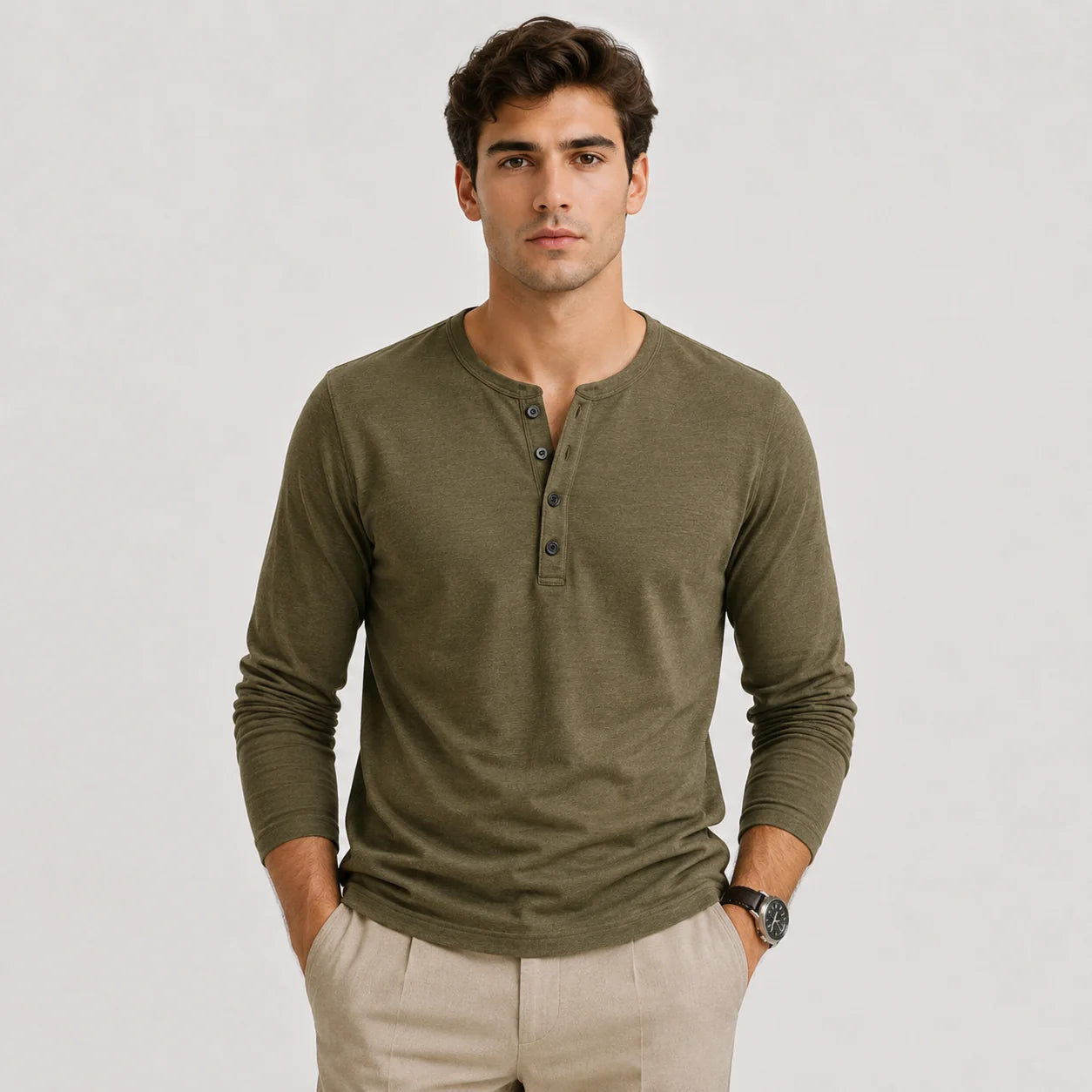 MEN'S LIGHTWEIGHT COTTON SWEATER