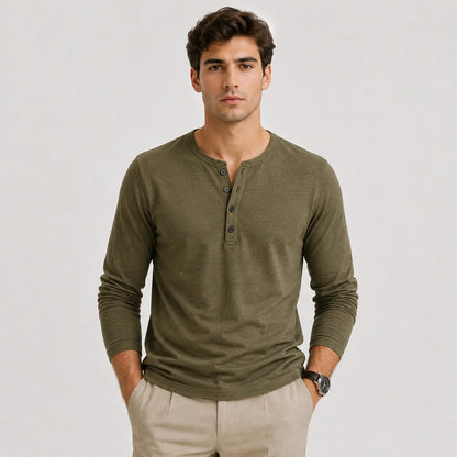 MEN'S LIGHTWEIGHT COTTON SWEATER