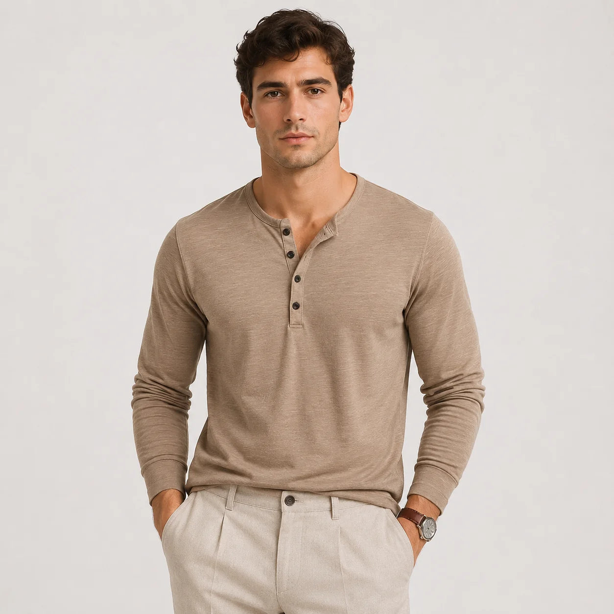 MEN'S LIGHTWEIGHT COTTON SWEATER