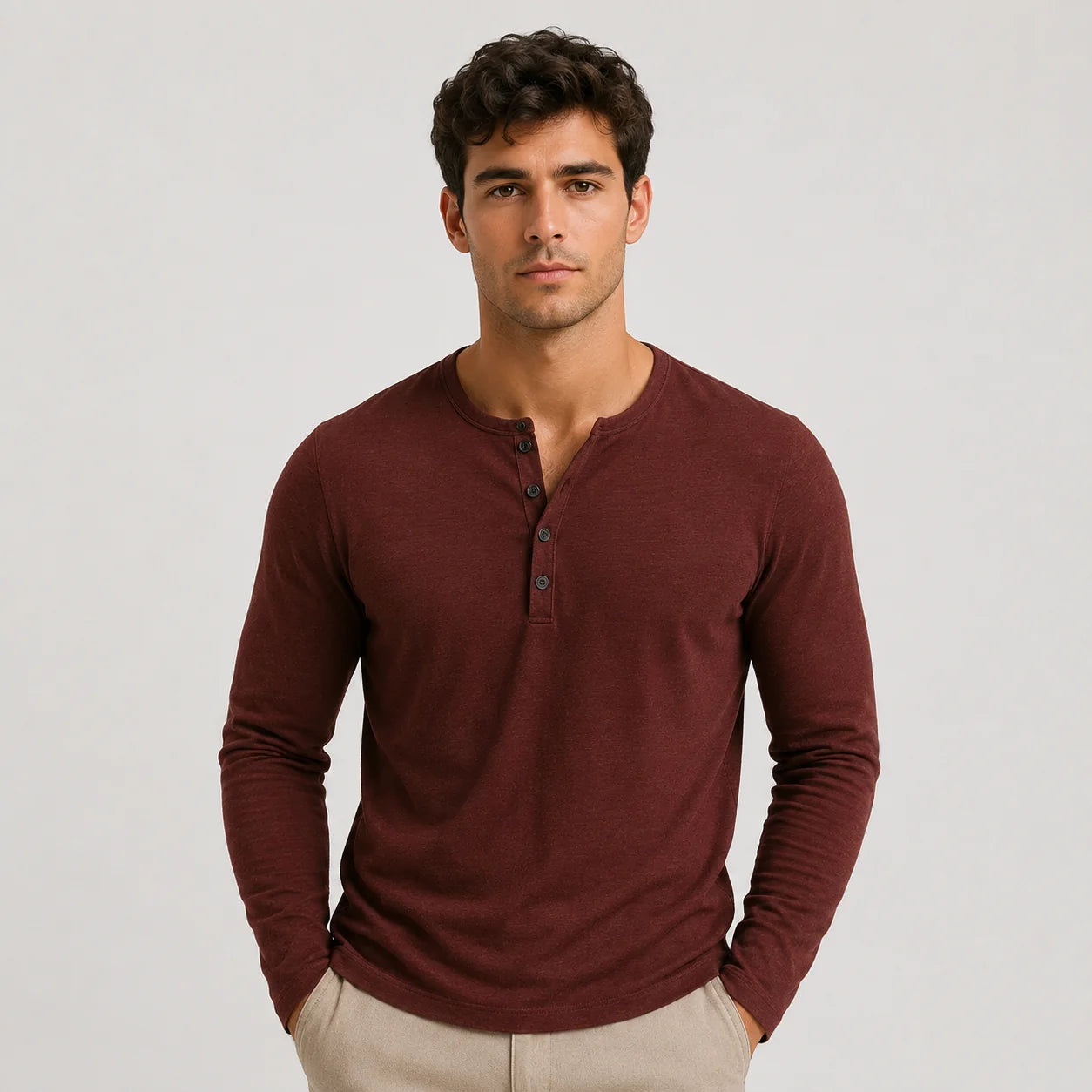 MEN'S LIGHTWEIGHT COTTON SWEATER