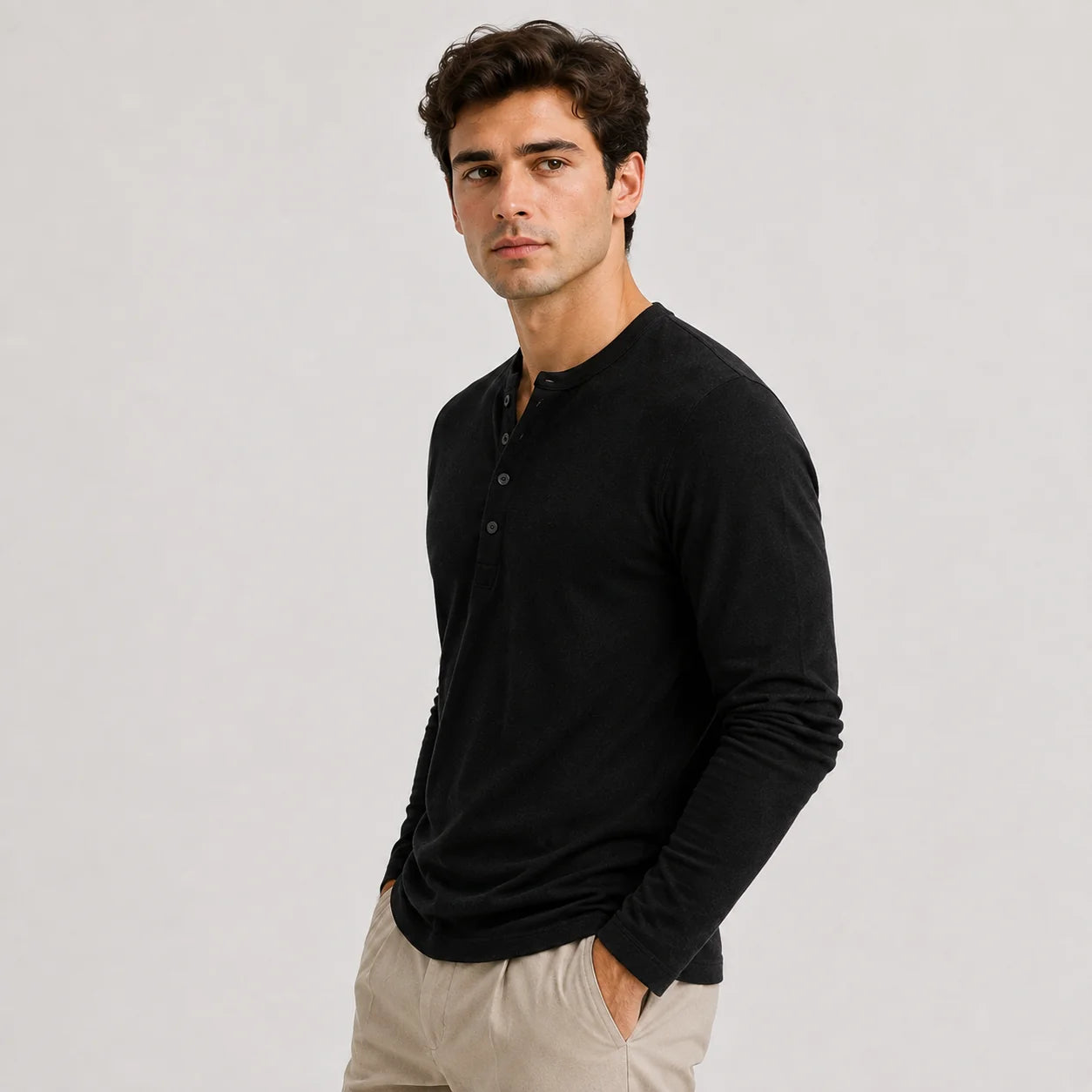 MEN'S LIGHTWEIGHT COTTON SWEATER