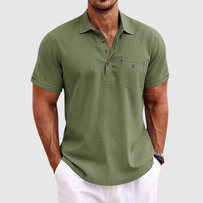Salvatore Linen Polo