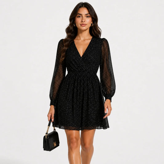 WOMEN'S GLITTER MINI DRESS