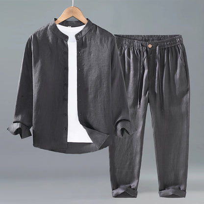 Effortless Comfort: The Slim-Fit Linen Set