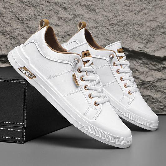HARRINGTON LEATHER TRAINERS