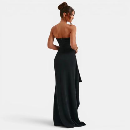 WOMEN’S STRAPLESS MAXI DRESS
