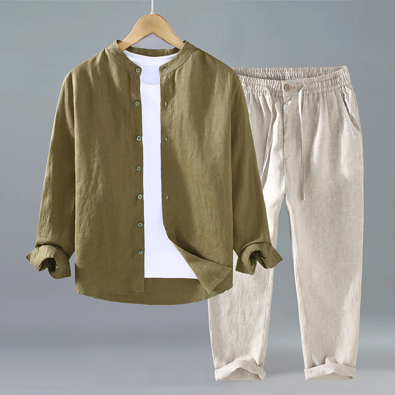 Effortless Comfort: The Slim-Fit Linen Set