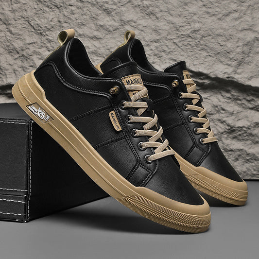 HARRINGTON LEATHER TRAINERS