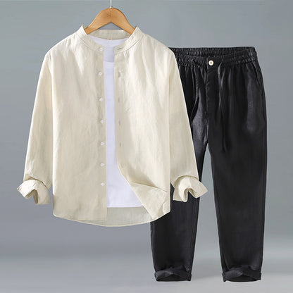 Effortless Comfort: The Slim-Fit Linen Set