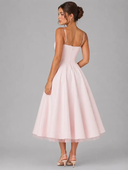 Sleeveless Wrap Midi Dress