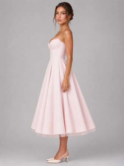 Sleeveless Wrap Midi Dress