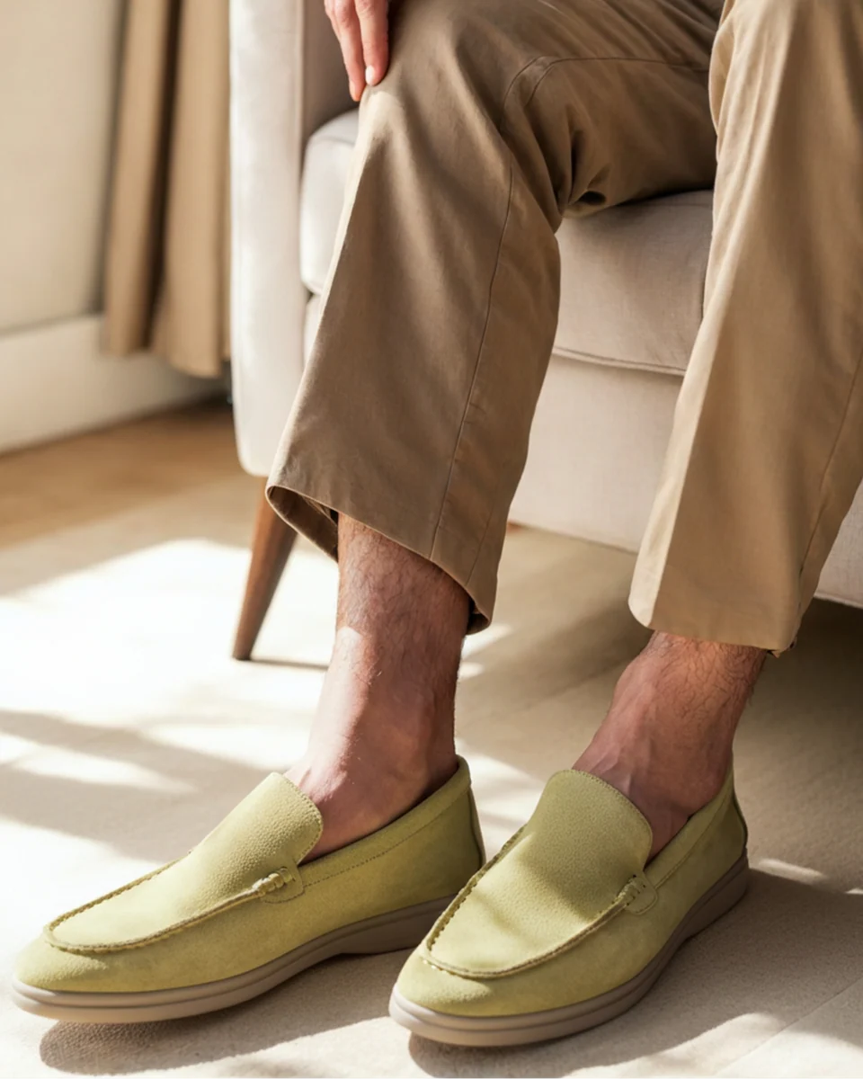Summer Loafers Flat Casual Shoes For Men