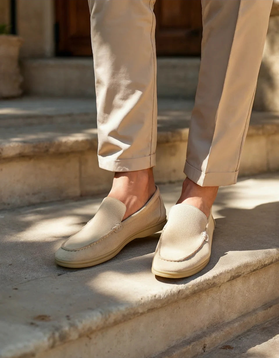 Summer Loafers Flat Casual Shoes For Men