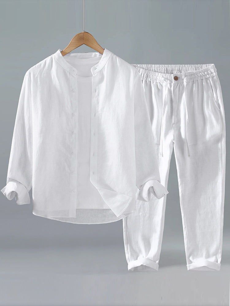 Effortless Comfort: The Slim-Fit Linen Set