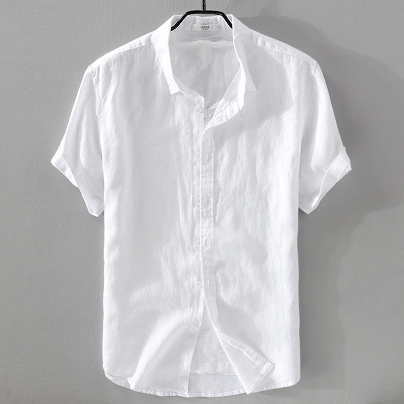 Premium Short Sleeve Linen Shirt for Men