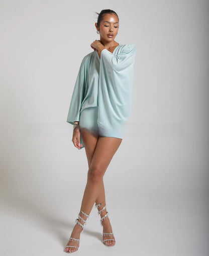 Loose Fit V-Neck Dress