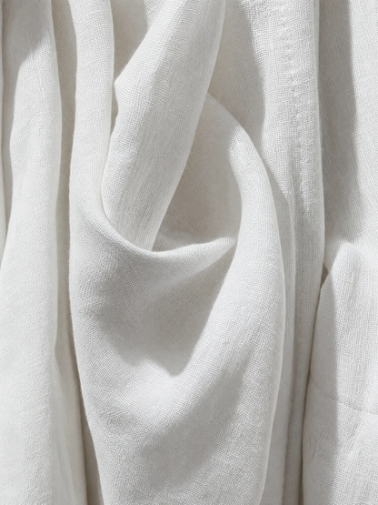 WOMEN'S MINIMALIST LINEN-BLEND JUMPSUIT