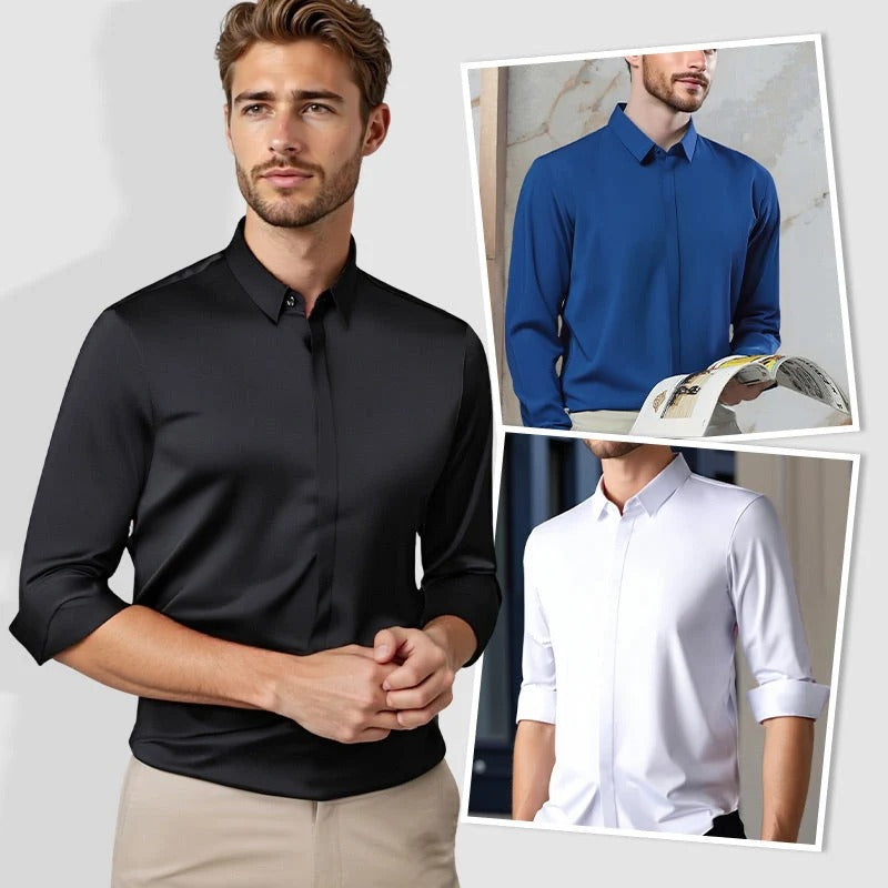 MEN’S STRETCH SHIRT – WRINKLE-FREE & COMFORTABLE