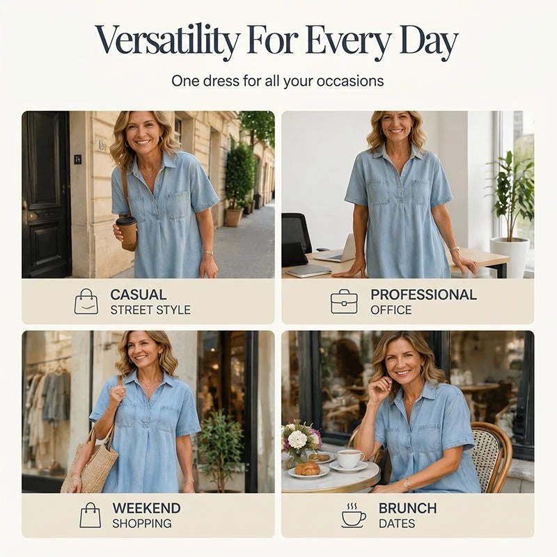 Women's Denim Look Dress